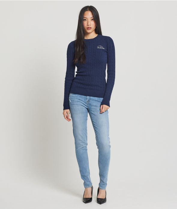 ROSEVILLE SWEATER KNITWEAR, NAVY