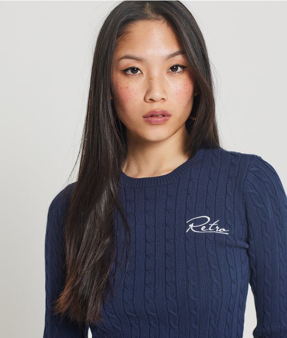 ROSEVILLE SWEATER KNITWEAR, NAVY