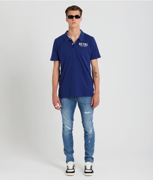 LUCKY POLO, DARK BLUE
