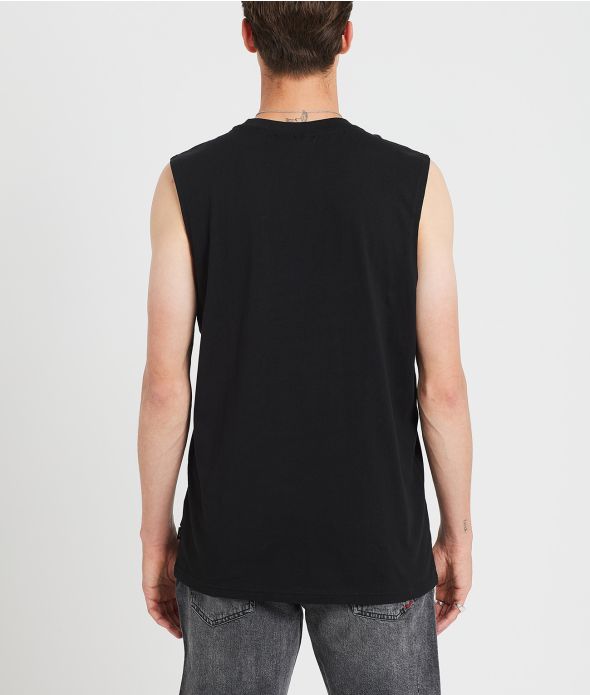 LUCKY ULTRA TANK TOP, BLACK