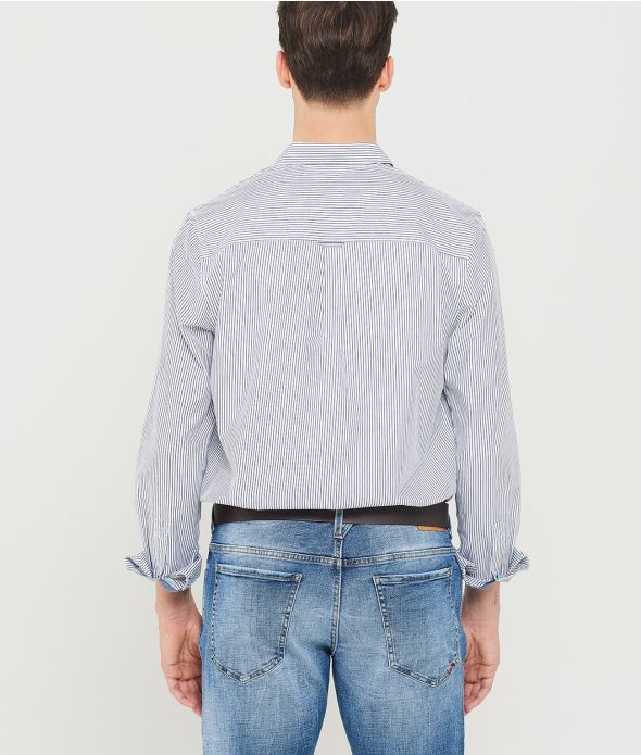 ENZO SHIRT, OFFWHITE-BLACK