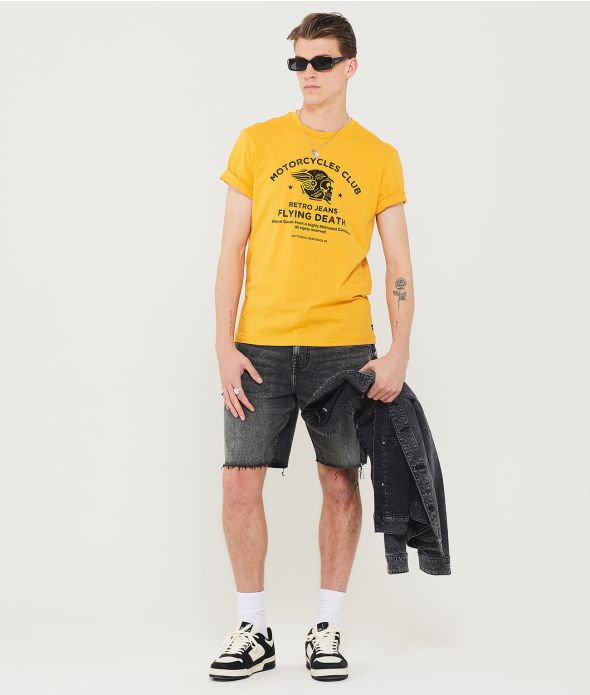 BONES T-SHIRT, YELLOW