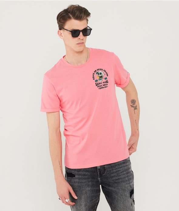 ISLAND T-SHIRT, PEACH