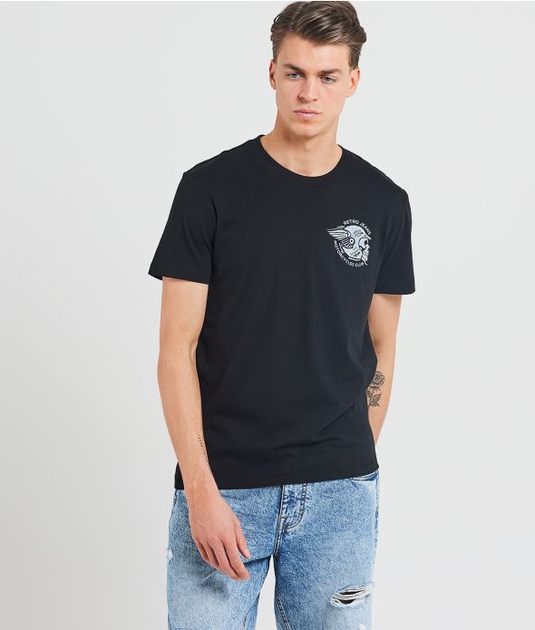 STEEL T-SHIRT, BLACK