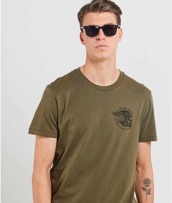 STEEL T-SHIRT, KHAKI