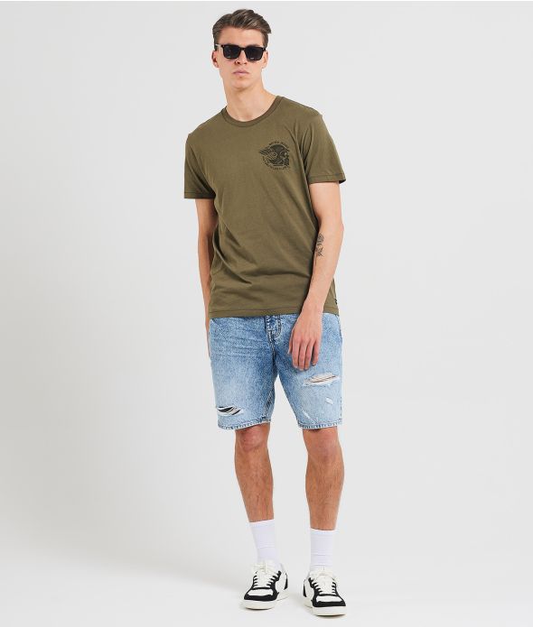 STEEL T-SHIRT, KHAKI
