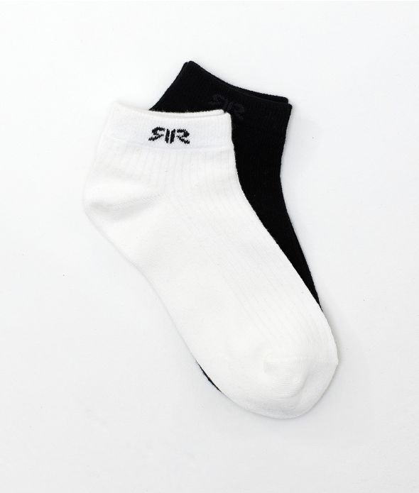 FORM SOCKS, BLACK-WHITE