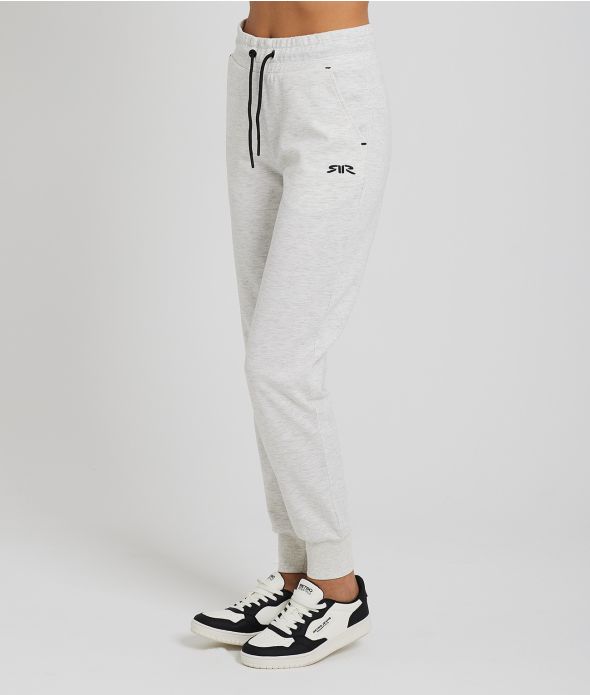 LUNA JOGGING BOTTOM, OFFWHITE MELANGE