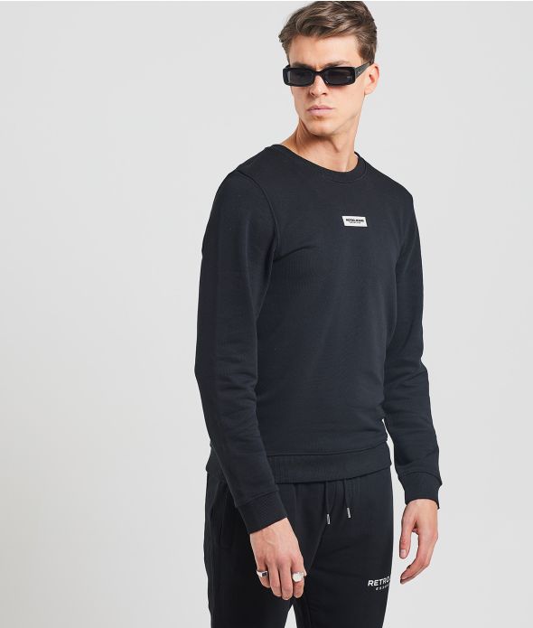 ALISTAIR SWEATSHIRT JOGGING TOP, BLACK