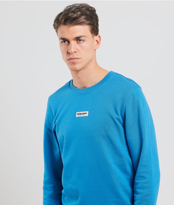 ALISTAIR SWEATSHIRT JOGGING TOP, BLUE