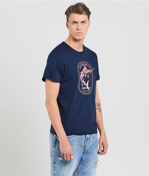 ALBACORA T-SHIRT, DARK BLUE