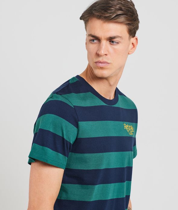 ATLANTIS T-SHIRT, DARK BLUE-GREEN