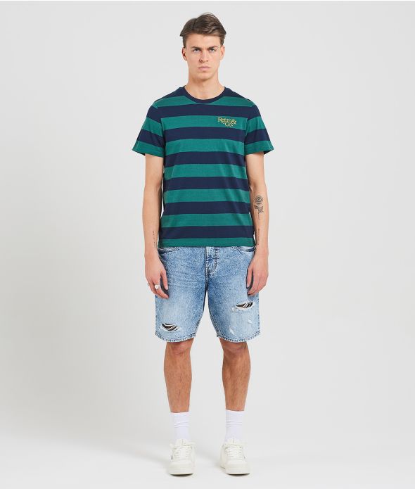 ATLANTIS T-SHIRT, DARK BLUE-GREEN