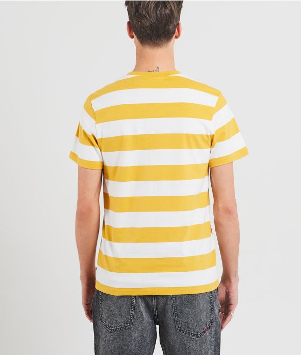ATLANTIS T-SHIRT, YELLOW-WHITE