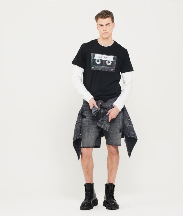 MISFITS T-SHIRT, BLACK