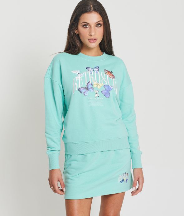 ADELINA SWEATSHIRT JOGGING TOP, MINT