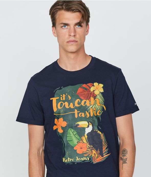 AMAZON T-SHIRT, BLUE BLACK