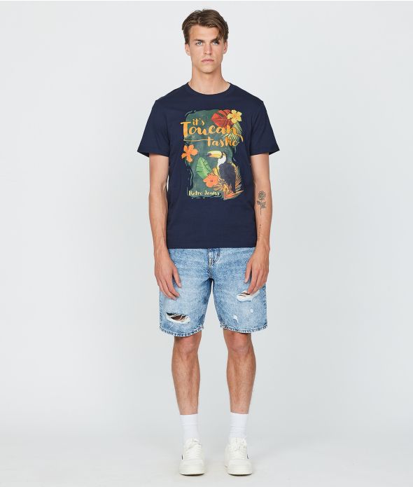 AMAZON T-SHIRT, BLUE BLACK