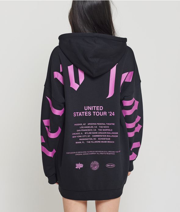 JOLENE NŐI KAPUCNIS MELEGÍTŐFELSŐ, FEKETE