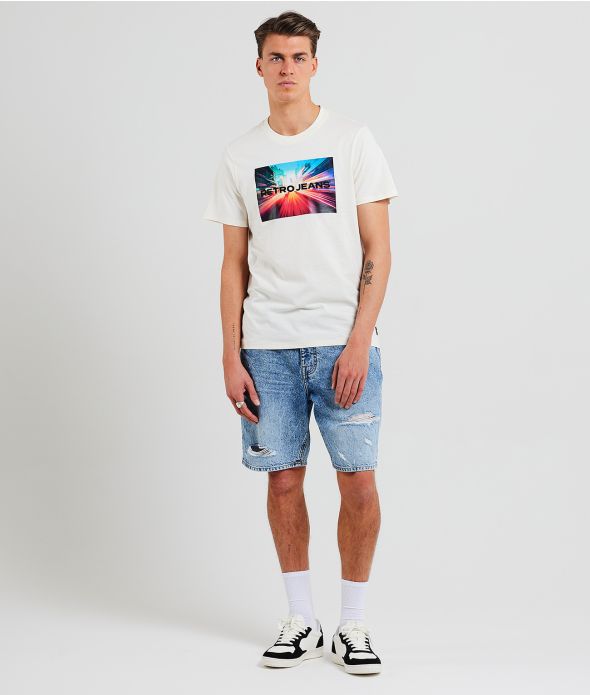 NIGHT T-SHIRT, OFFWHITE