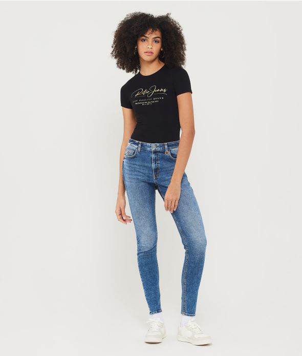 NATALY T-SHIRT, BLACK