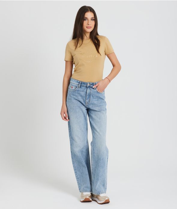 NAYOMI T-SHIRT, BEIGE