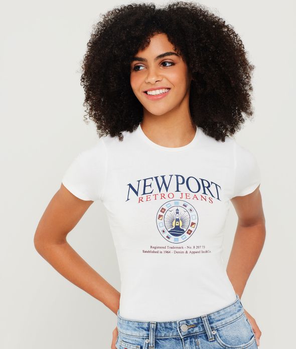 NEWPORT T-SHIRT, WHITE
