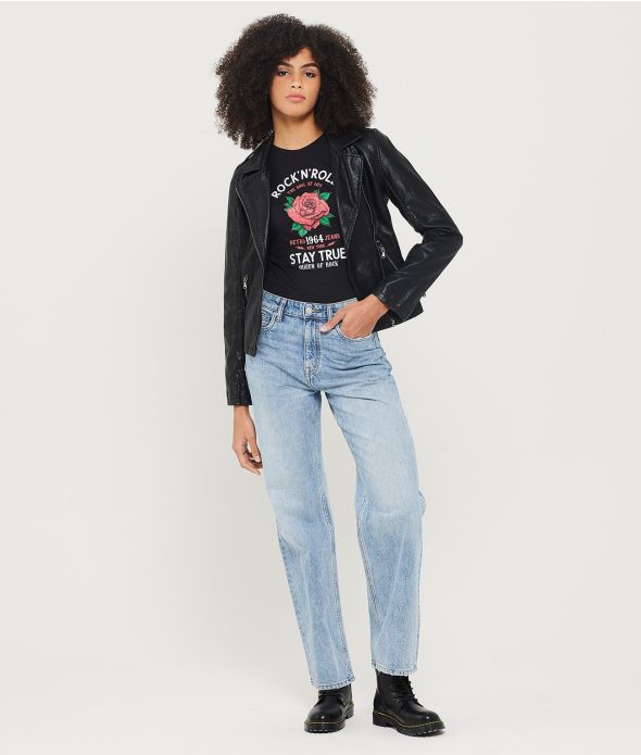 ROSIE T-SHIRT, BLACK