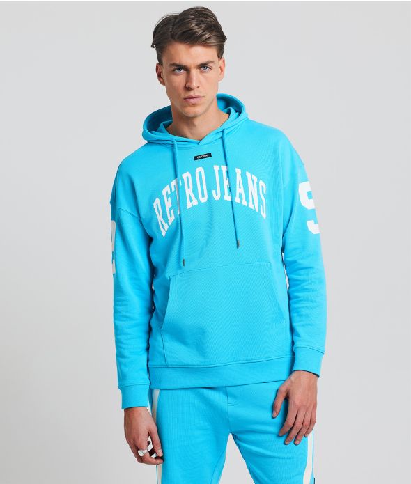 HARDEN HOODIE JOGGING TOP, BLUE