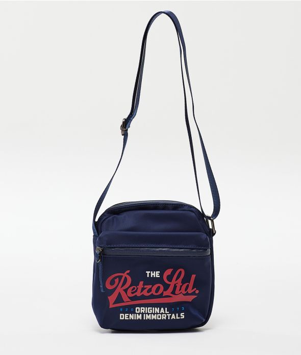 ASHEVILLE BAG, BLUE-BLACK