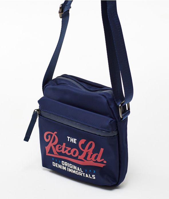 ASHEVILLE BAG, BLUE-BLACK