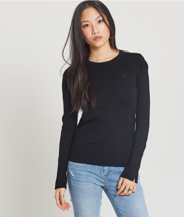 LINDA KNITWEAR, BLACK