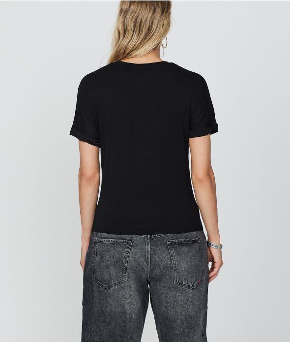 JOLENE FASHION TOP, BLACK