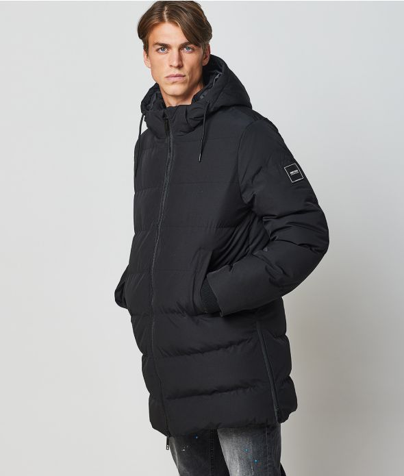 GONZALO LONG JACKET, BLACK