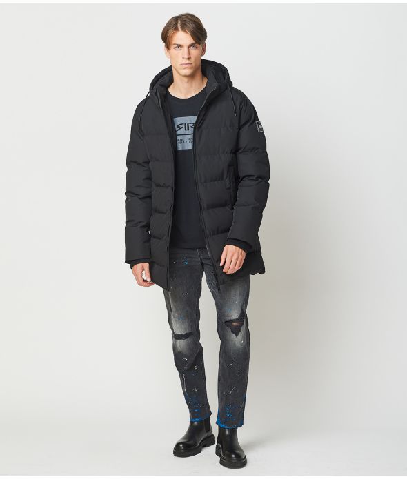 GONZALO LONG JACKET, BLACK