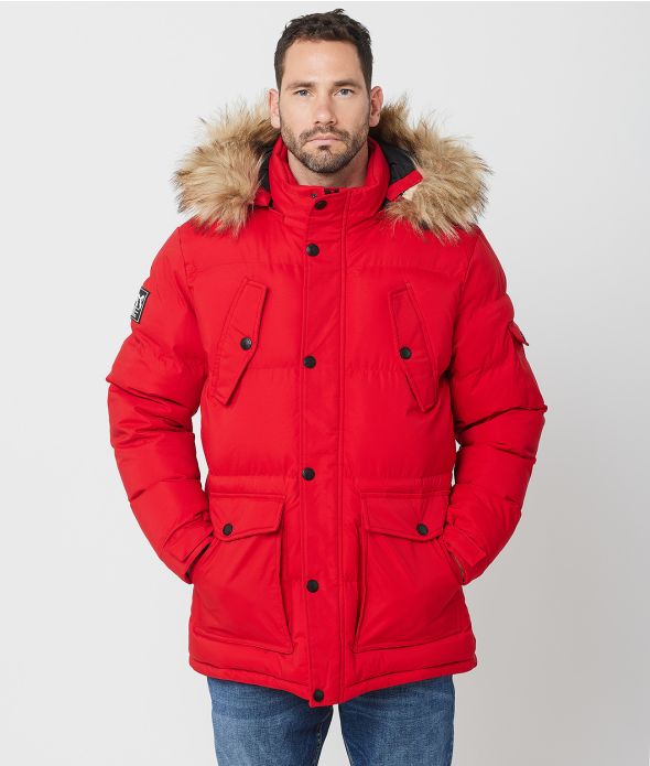 HIMALAYA LONG JACKET, RED