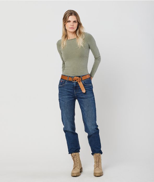 MAZIE L.S.TOP, KHAKI
