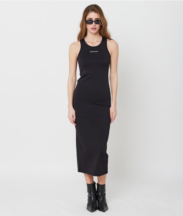 SCARLETTE MIDI DRESS, BLACK