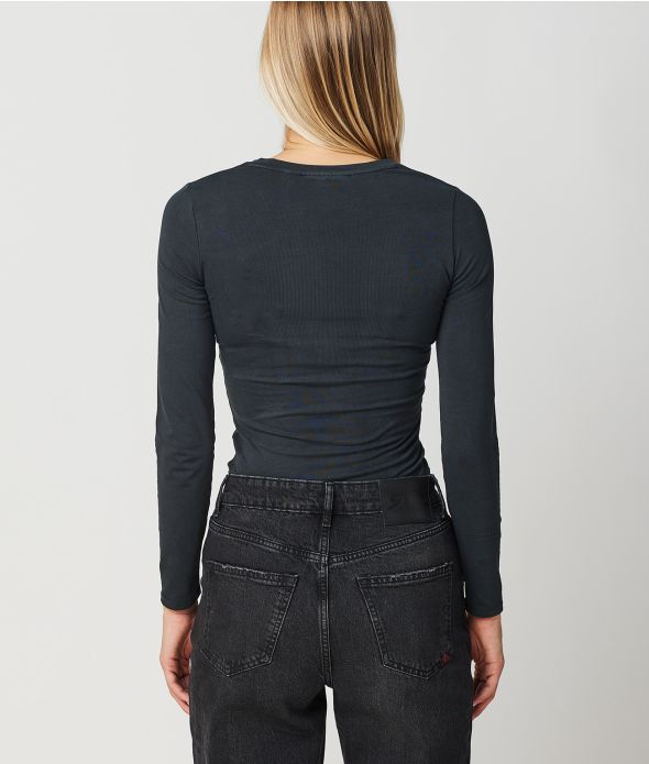 TEDDIE L.S.TOP, BLACK