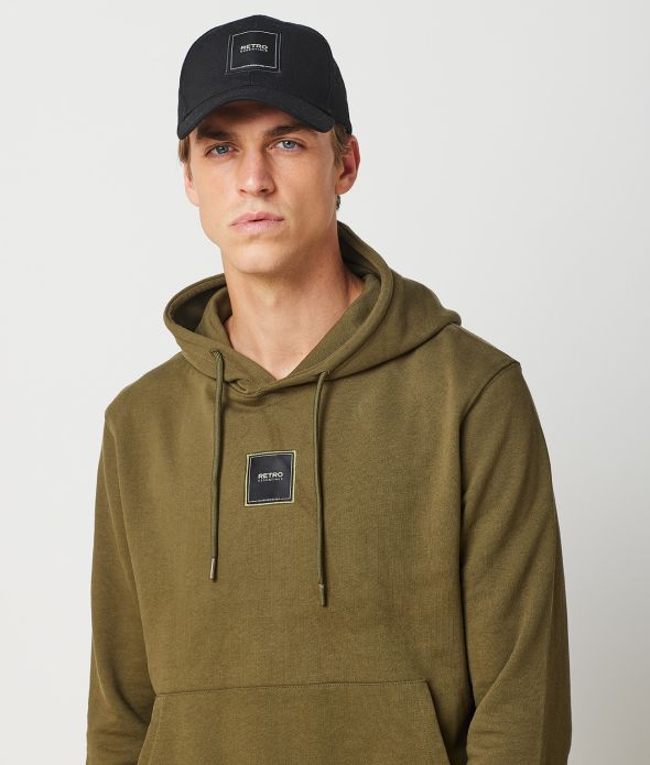 GONZALO FÉRFI KAPUCNIS MELEGÍTŐFELSŐ, KHAKI