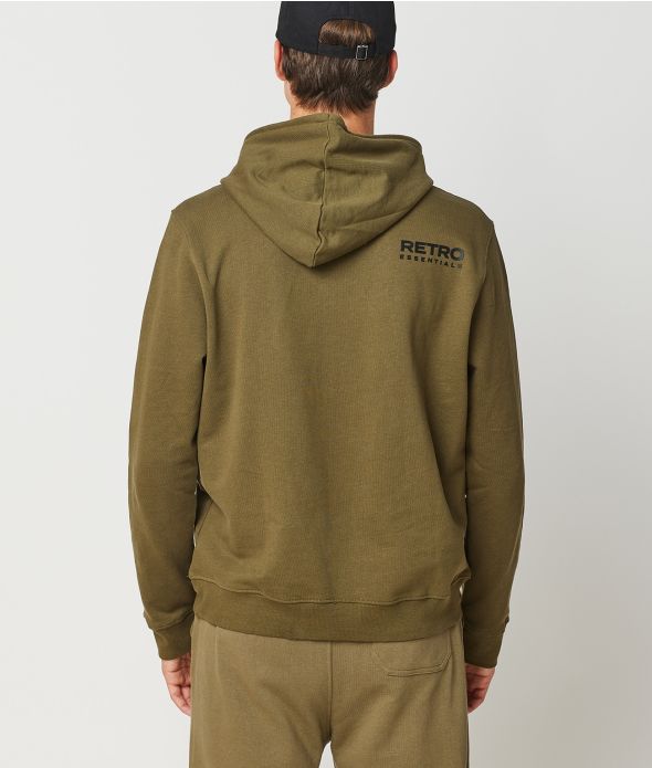 GONZALO FÉRFI KAPUCNIS MELEGÍTŐFELSŐ, KHAKI