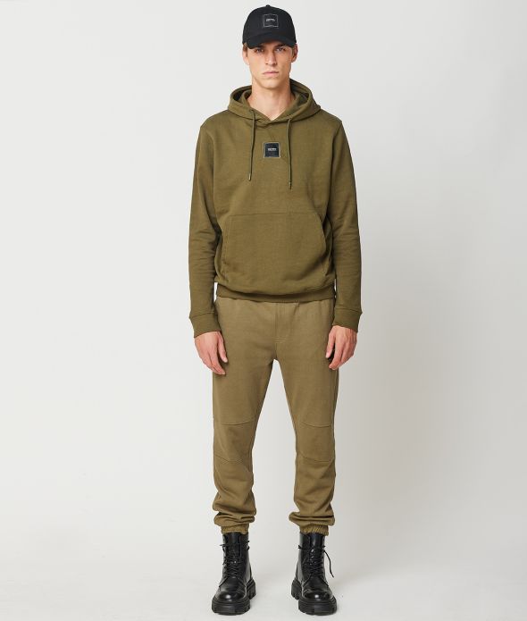 GONZALO FÉRFI KAPUCNIS MELEGÍTŐFELSŐ, KHAKI