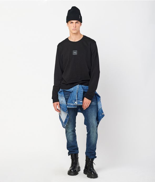 GONZALO FÉRFI PULÓVER, FEKETE