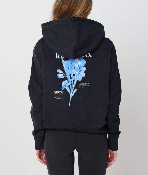 AVERY HOODIE JOGGING TOP, BLACK