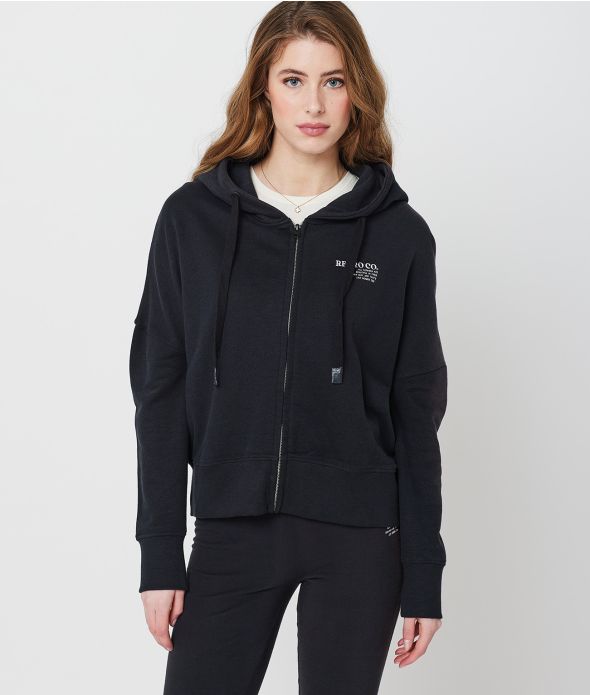 AVERY HOODIE JOGGING TOP, BLACK