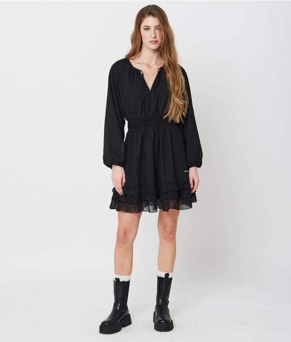 DARIA DRESS, BLACK