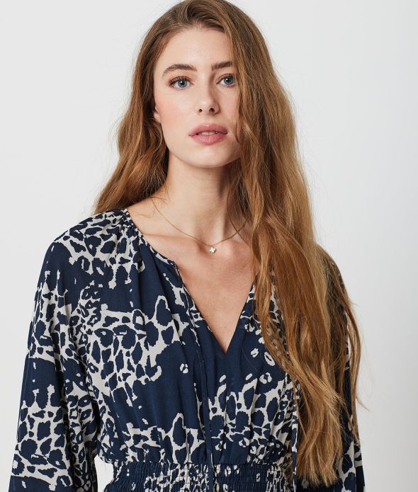DARIA DRESS, LEOPARD
