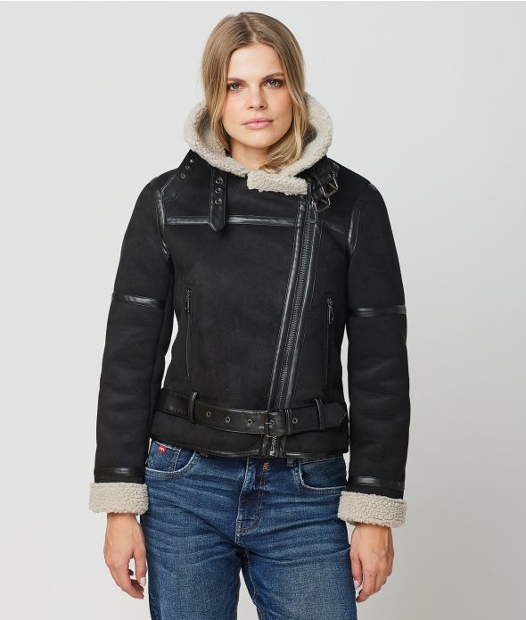 TEDDIE JACKET, BLACK