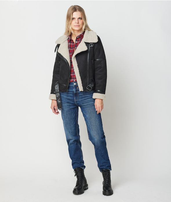 TEDDIE JACKET, BLACK