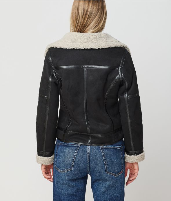 TEDDIE JACKET, BLACK